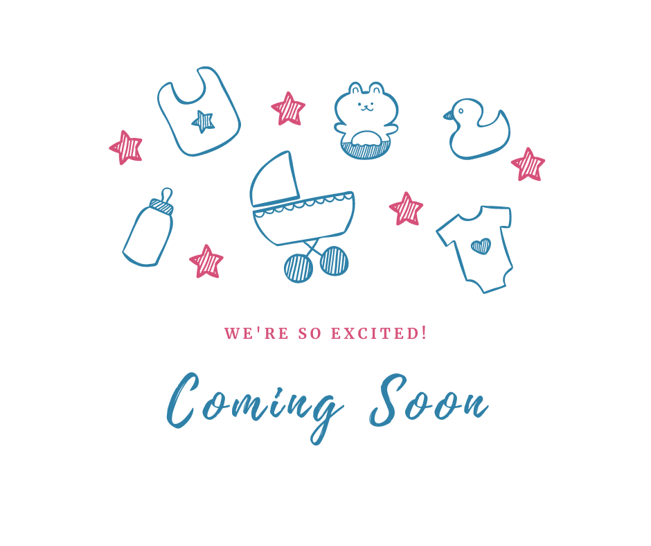Blue and Pink Icons Baby Shower Facebook Post